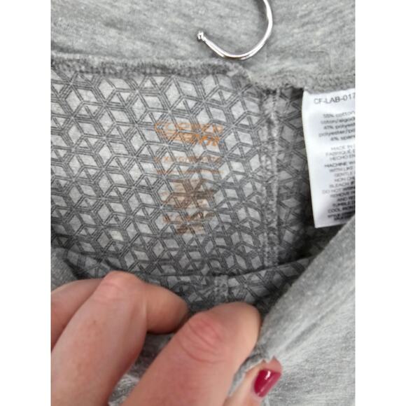 Copper Fit Women's Gray Elastic Lace Closer Pockets Blended Fiber Pant Size L/XL - Picture 3 of 6